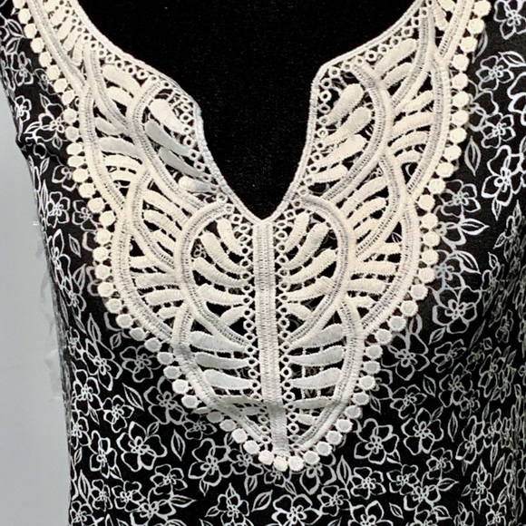 NWT Gray Floral Arabian Nights Chemise  -S - Picture 3 of 5